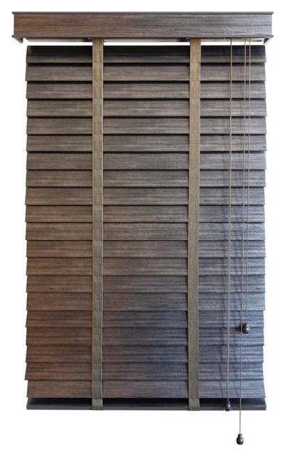 Горизонтальные деревянные жалюзи 50 мм Палисандр 9952 лесенка тесьма